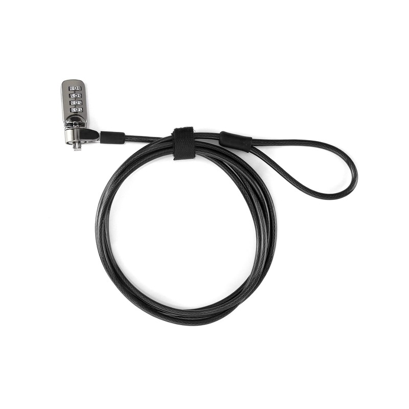 QWORK® Laptop Lock with T-Bar Locking Mechanism 4 Digit Password
