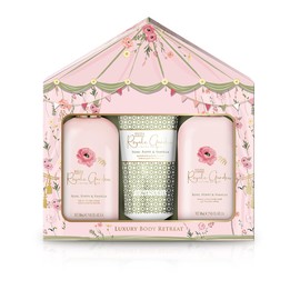 Baylis & Harding Royale Garden Rose, Poppy & Vanilla Luxury Trio Bathing Gift Set (Pack of 1) - Vegan Friendly