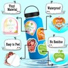 zheyistep 400Pcs Inspirational Words Stickers, Motivational Waterproof Vinyl Stickers for