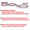 Peastorm Electric Exhaust Cutout 2.5 Inch with Elbow Muffler Valvetronic