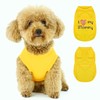 Expressive Pet Vest: Sleeveless Dog Shirt with 'I Love My