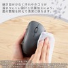 Elecom M-SH20BBSKBK Wireless Mouse, Bluetooth Mouse, Silent, Antibacterial, 5 Buttons,