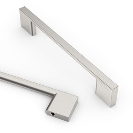 Asidrama 10 Pack 5 Inch(128mm) Brushed Satin Nickel Kitchen Cabinet Handles, Cabinet Pulls Kitchen Cabinet Hardware for Cupboard Drawer Pulls