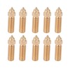 K1 Nozzles, 10pcs 3D Printer Extruder Brass Nozzles for Creality