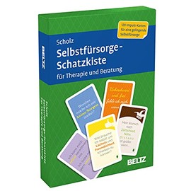 Selbstfürsorge-Schatzkiste für Therapie und Beratung: 120 Karten mit 20-seitigem Booklet in stabiler Box, Kartenformat 5,9 x 9,2 cm (Beltz Therapiekarten)