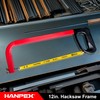 Hanpex 12in. High-Tension Hacksaw Frame with 24 TPI Bi-metal Blade,