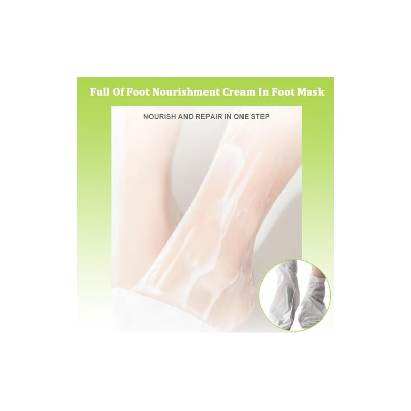 Mascarilla Exfoliante Para Pies De 3 Pares Para Piel Dura