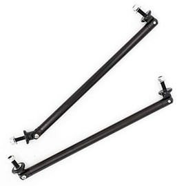 2x Adjustable Front Bumper Lip Splitter Strut Brace Rod Support Bar 200mm