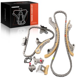 A-Premium 10-PC Engine Timing Chain Kit Compatible with Toyota Tacoma 2005-2020, 4Runner 2010 - DOHC, L4 2.7L Replace# 135060C040, 1355075010