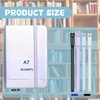 KBCYRT 7 PCS Erasable Pens,1 PCS A7 Leather Notebook, Erasable
