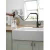 Black Kitchen Faucets with Pull Down Sprayer,Waterfall Kitchen Sink Faucet,Commercial