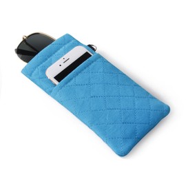 DQbhzh - Funda de microfibra suave con paño de limpieza para mujer, Azul, Talla única
