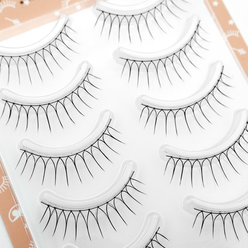 LASHIDOL False Eyelashes, Bunching Eyelashes, Natural, Popular, Idol Eyelashes, Handmade
