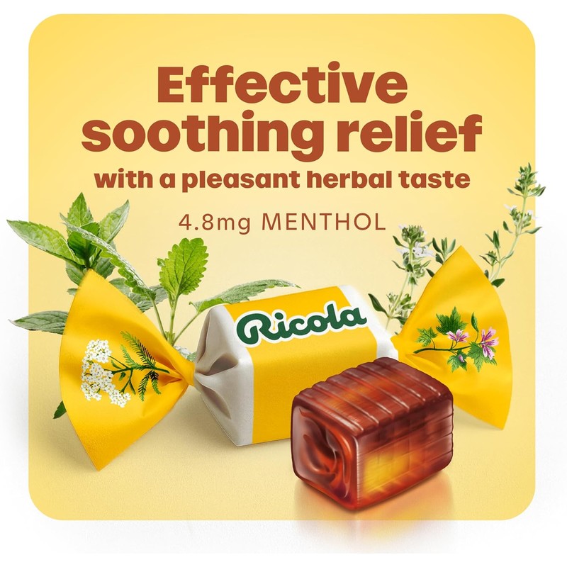 Ricola Cough Drops, Natural Herb , 21 Drops, 1 Count