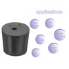 sourcing map Rubber Tapered Plug 24mm to 28mm Solid Test