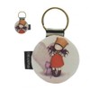 Gorjuss Purrrrrfect Love Round Keyring
