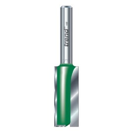 Trend Double Flute Cutter 12mm Diameter x 19mm Cut Suitable for Applications such as Engraving, Grooving, Folding, and Flat Mortising C019AX8MMTC