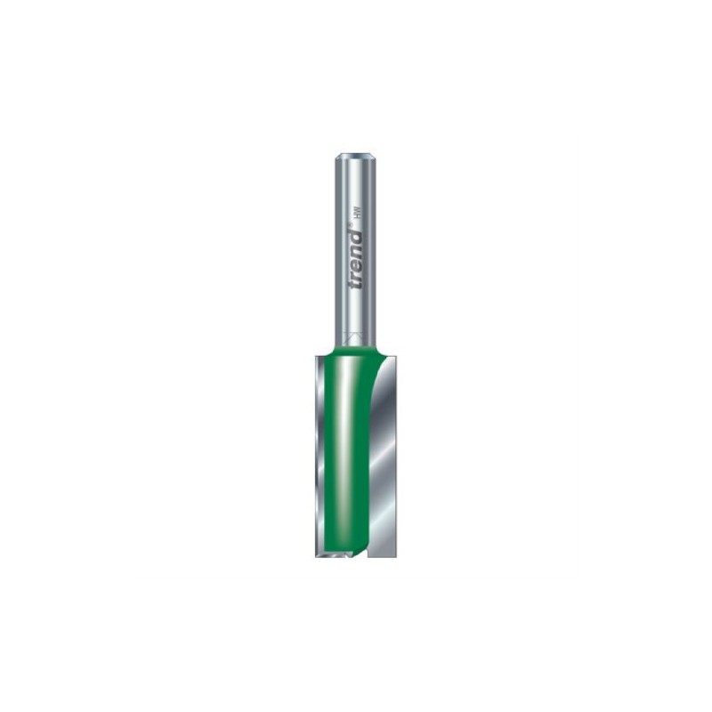 Trend Double Flute Cutter 12mm Diameter x 19mm Cut Suitable