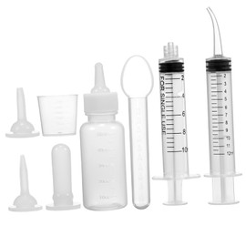 VICASKY 1Set Pet Feeder for Newborn Animals Includes Safe Nipple Feeding Tools Practical Nursing Kit for Puppies Kittens Convenient Comfortable Feeding Experience