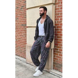 Mens/Womens Baggy Workout Active wear Bodybuilding Gym Fitness Pants