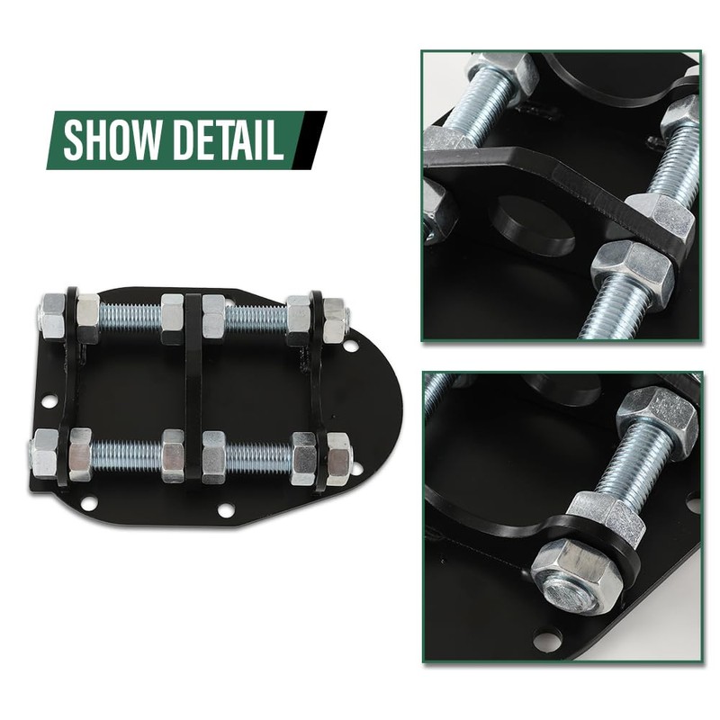 LQI Adjustable Garden Tractor Pulling Hitch Heavy Duty Steel Compatible