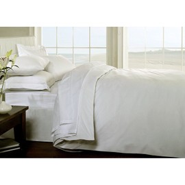 Hachette] SINGLE SIZE CREAM 100% EGYPTIAN COTTON FITTED SHEET IN 200 THREAD COUNT 200TC PLAIN