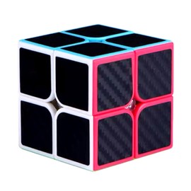 Magic Puzzle Cube, Carbon Fiber Speed Cube, Speed Cube, Puzzle Puzzle, Speed, Bucket, Easy Spin, Super Durable, Puzzle for Beginners and Pro (2x2)