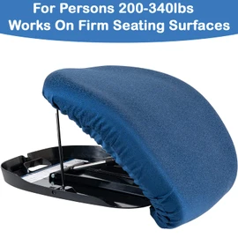 Carex Upeasy Seat Assist Plus, Chair Lift And Sofa Stand Assist, Chair Lift Devices for Seniors, Portable Lifting Seat For Persons 200 lbs to 340 Pounds, Provides 70% Assistance for Daily Living Aids