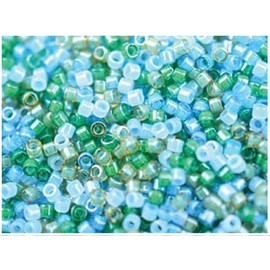 10 g de abalorio de semillas Delica 11/0, mezcla luminosa 7, abalorio japonesas