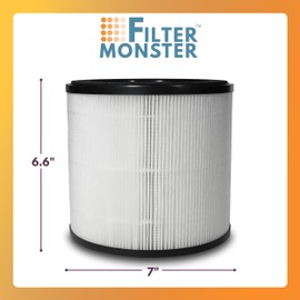 Filter-Monster H13 HEPA Air Filter Replacement Compatible with Medify MA-14 Air Purifier, 1 Pack Replacement Filter