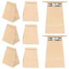 GLEAVI 10 Pcs Paper Vomit Bags Disposable Emesis Bags Biodegradable