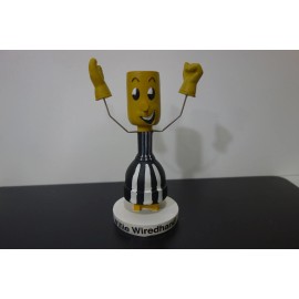 Electrical Lineman collectable piece Reddy Kilowatt Electric Utility WILLIE WIREDHAND WIREHAND HEAVY BOBBLE LARGE