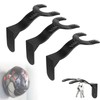 Funtery Pack of 3 Helmet Wall Mount for Motorcycle Helmet