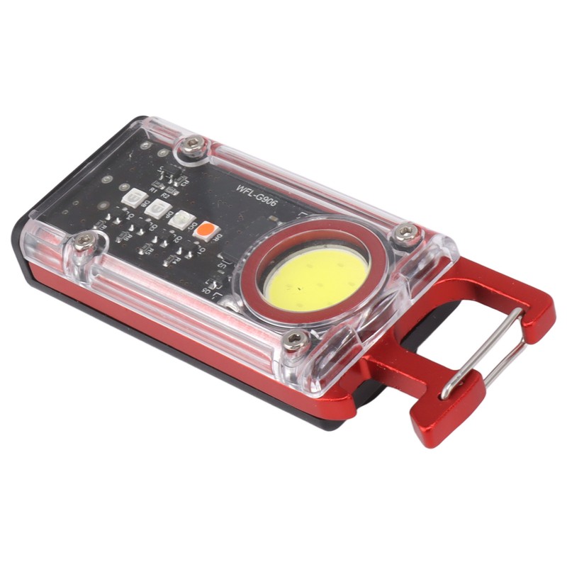 800LM COB Keychain Work Light Rechargeable Mini LED Flashlightht Outdoor