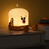 USB Charging Cartoon Light Phone Holder Toast Shape Bedroom Bedside