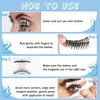 KevKev Magnetic Eyelashes Kit Natural False Eyelashes Magnetic Lash Applicator