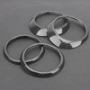 Central Control Air Outlet Trim Rings Carbon Fiber Style Decoration