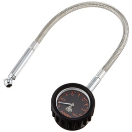 Rough & Road PR121 Power Stainless Steel Hose Air Gauge