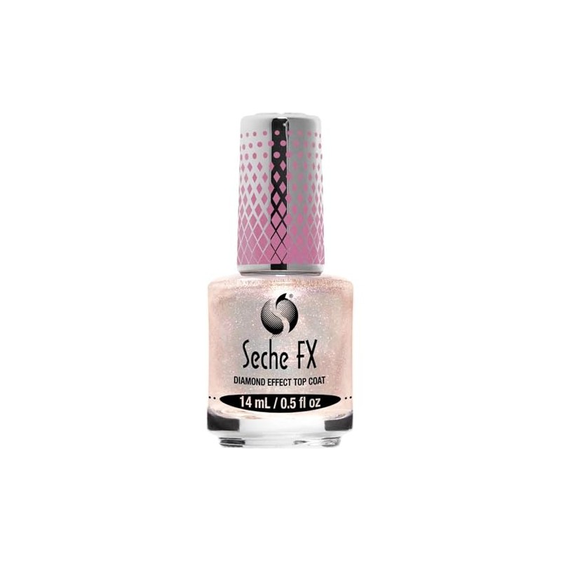 Seche Top Coat Efecto Diamante Pink 14.8ml