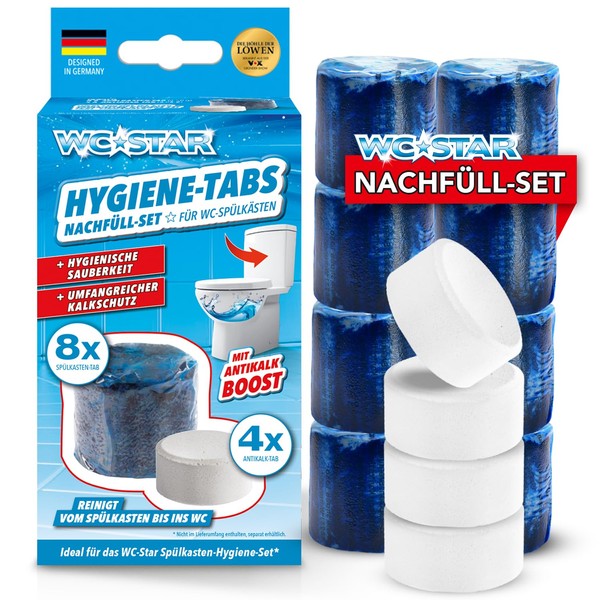 WC-Star Refill set for cleanliness and freshness from the cistern