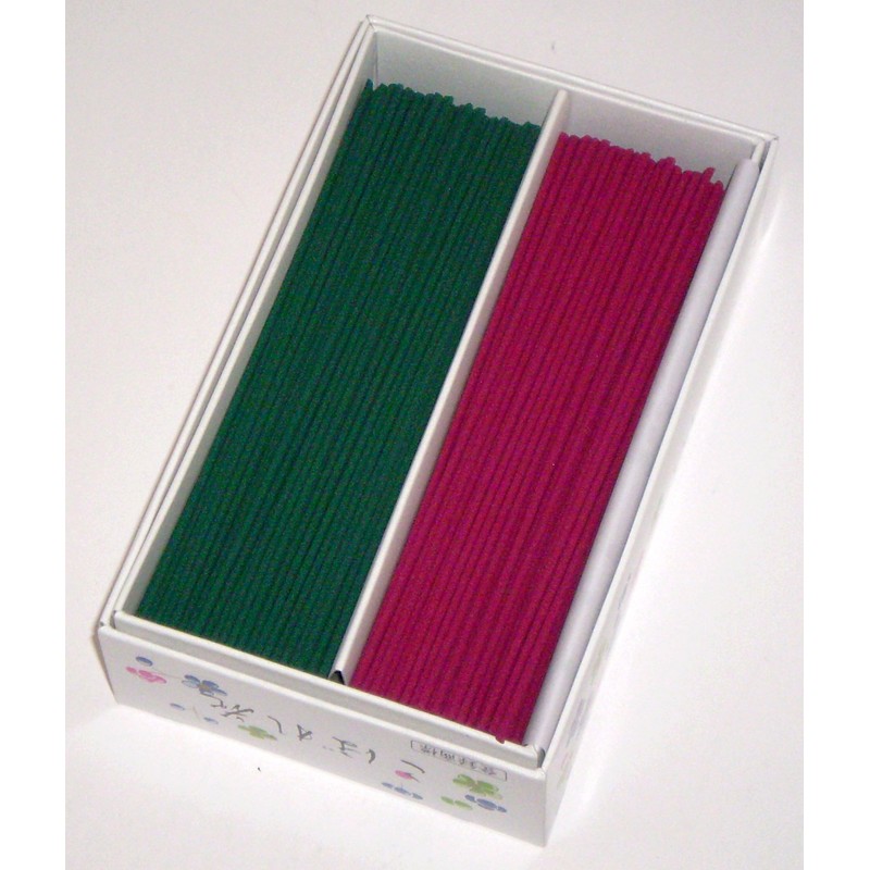 Seikado Incense Incense, Spilled Flowers, Value Pack of 2 Colors