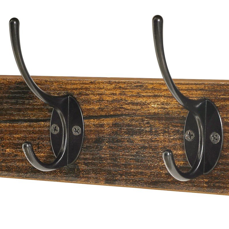 YMYNY Coat Rack Shelf Wall Mounted, Coat Hooks Set of