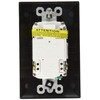 RV Designer S807, Dual Outlet GFCI with Cover Plate, Black,