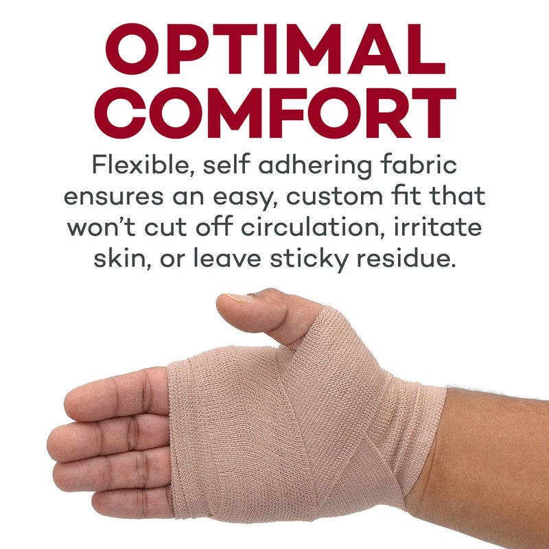 Dealmed 2" Elastic Bandage Wrap with Clip Closure – 10