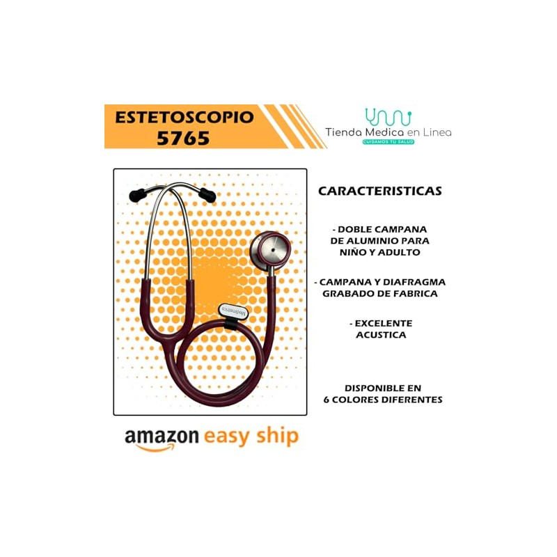 MEDIMETRICS - Estetoscopio 5765 DR 2 Pro Doble Campana Aluminio