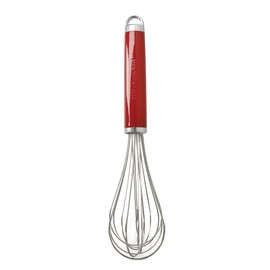 KitchenAid Whisk, Stainless Steel Manual Hand Whisk, Durable and Easy to Clean – Empire Red