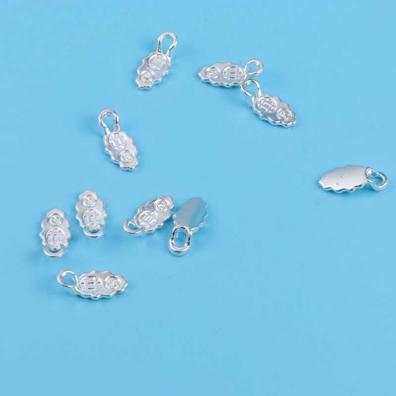 SEWACC 60 Pcs Earring Bails Pendants Glue on Bails DIY