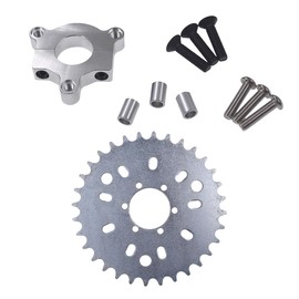 UAUS 32 T Sprocket with CNC Adapter Fit 1.5 inch hub 415 Chain 49cc 50cc 66cc 80cc 2 Stroke Motorized Bike Motorised Bicycle
