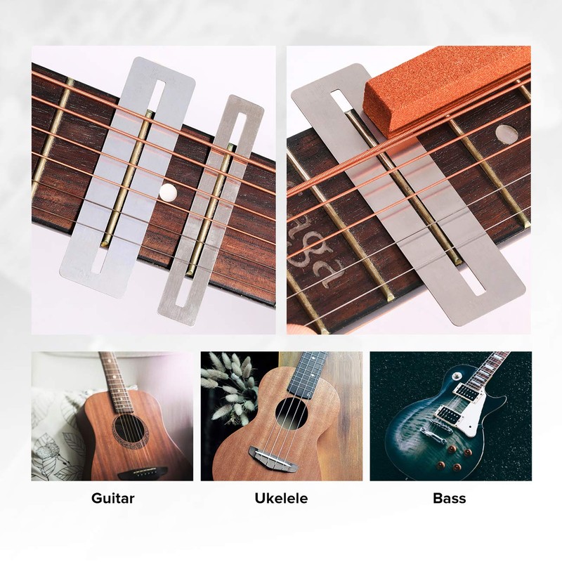 MIFOGE 25Pcs Guitar Repairing Tools Kit Setup Kit with Carry