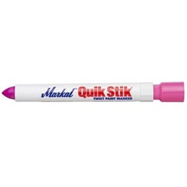Markal Fluorescent Pink Solid Paint Marker, 11/16 Inches Tip,  61044 (12 pack)